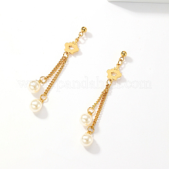 Vintage Crown Tassel 201 Stainless Steel Stud Earrings&nbsp;KD9517