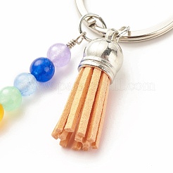 Natural & Dyed Malaysia Jade Keychain&nbsp;KEYC-JKC00317