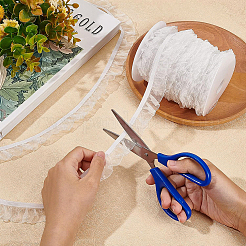 25 Yard Chinlon Organza Elastic Lace Ribbon&nbsp;EC-BC0001-39B