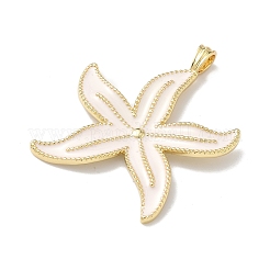 Brass Enamel Pendants&nbsp;KK-Z153-18G
