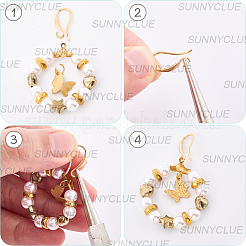 40Pcs Brass Earring Hooks&nbsp;KK-SC0006-53G
