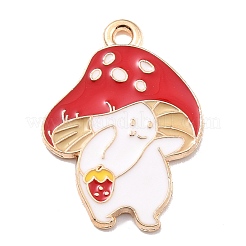 Autumn Theme Alloy Enamel Pendants&nbsp;ENAM-E361-07LG