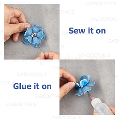 20Pcs 5 Colors Cloth Flower&nbsp;DIY-CY0003-18