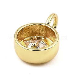 Rack Plating Real 18K Gold Plated Brass Pendants&nbsp;KK-B077-21G