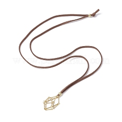 Crystal Holder Cage Necklaces&nbsp;NJEW-JN04586-02