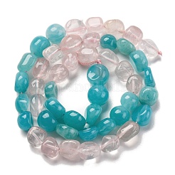 Natural Amazonite & Rose Quartz Beads Strands&nbsp;G-L610-B01-01