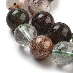 Natural Four Seasons Lodolite Quartz Beads Strands&nbsp;G-Z063-A02-02