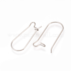 Tarnish Resistant 304 Stainless Steel Hoop Earrings Findings&nbsp;STAS-Q223-11D