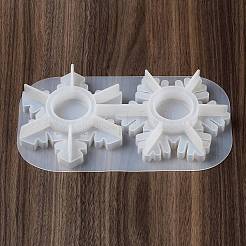 Christmas Snowflake DIY Candle Holder Silicone Molds&nbsp;LS-DIY-F144-03