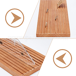 10-Slot Wooden Quilting Ruler Storage Rack&nbsp;RDIS-WH0011-21B