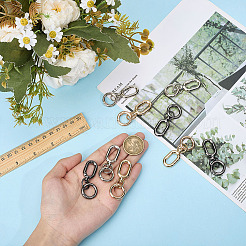 9Pcs 3 Colors Alloy Swivel Clasps&nbsp;HJEW-ME00045