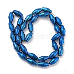 Electroplated Synthetic Magnetic Hematite Beads Strands&nbsp;G-Z032-B01-02C