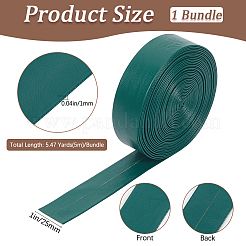 5M Folding PU Leather Flat Cord&nbsp;OCOR-WH20012-14E-09
