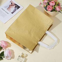 18Pcs 3 Colors Eco-Friendly Non Woven Fabric Extra Large Reusable Gift Bags With Handles&nbsp;ABAG-GO0001-16