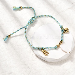 Fish & Carb & Whale 304 Stainless Steel Bracelets&nbsp;BJEW-K237-18G