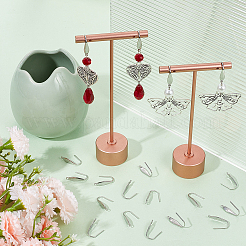 100Pcs 304 Stainless Steel Earring Hooks&nbsp;STAS-BBC0004-03