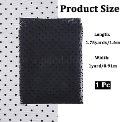 Polyester Polka Dot Mesh Fabric&nbsp;DIY-WH20081-046A
