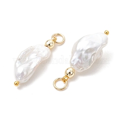 Natural Baroque Keshi Pearl Pendants&nbsp;PALLOY-JF05256