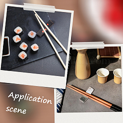6Pcs 3 Styles Ceramic Chopsticks Stand&nbsp;DJEW-CP0001-38A