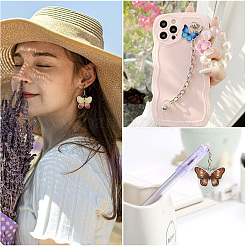 DIY Butterfly Earring Making Kit&nbsp;DIY-TA0006-02