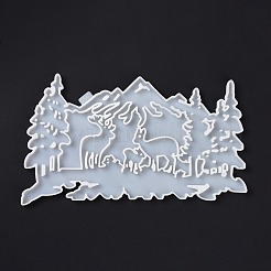 Tree & Mountain Display Decoration Silicone Molds&nbsp;LS-DIY-K051-10