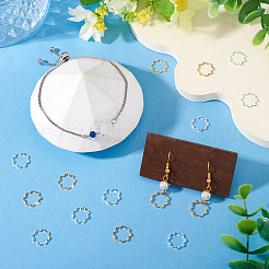24Pcs 2 Colors Brass Linking Rings&nbsp;KK-TA0003-07