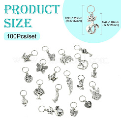 Alloy Dreadlocks Beads&nbsp;FIND-CJC0028-03AS