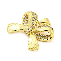 Brass Micro Pave Clear Cubic Zirconia Pendants&nbsp;FIND-Z044-05G