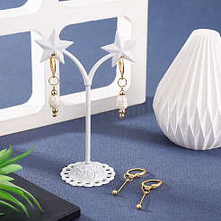Brass Leverback Earring Findings&nbsp;EJEW-TAC00036