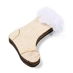 Christmas Unfinished Wood Pendant Decorations&nbsp;WOOD-D026-01C