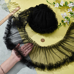 4Yards Polyester Pleated Lace Trim&nbsp;OCOR-PH0007-69B