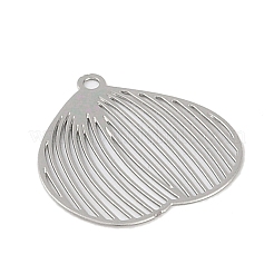 Iron Etched Metal Embellishments Pendants&nbsp;IFIN-Z003-01P