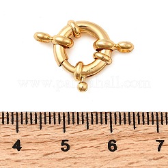 Brass Spring Ring Clasps&nbsp;KK-D407-01G-C