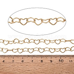 304 Stainless Steel Heart Link Chains&nbsp;CHS-Q009-20B-G