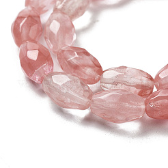 Cherry Quartz Glss Beads Strands&nbsp;G-P520-C04-01