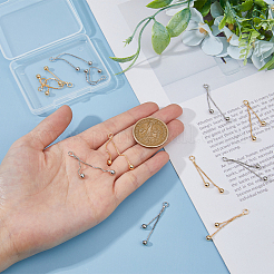 12Pcs 2 Colors Rack Plating Brass Tassel Pendants&nbsp;KK-HY0003-70