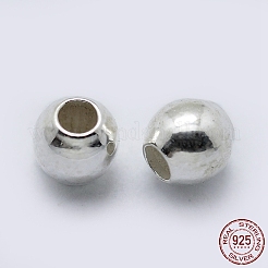 925 Sterling Silver Spacer Beads&nbsp;STER-K171-44S-3mm