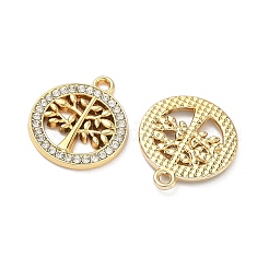 Alloy Rhinestone Pendants&nbsp;ALRI-D303-08G
