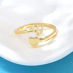 Brass Cuff Rings for Women&nbsp;RJEW-U044-V