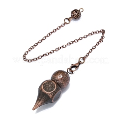 Brass Dowsing Pendulum Big Pendants&nbsp;G-Q165-04