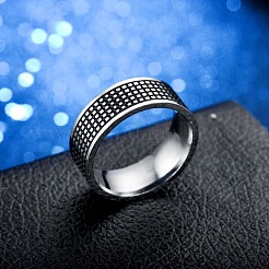 201 Stainless Steel Finger Rings for Men&nbsp;FS-WGEC394-03
