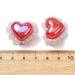 Rwsin & ABS Imitation Pearl & Polymer Clay Beads&nbsp;RE-CBA1913-01F