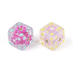 Printed Transparent Acrylic Beads&nbsp;MACR-T048-11M