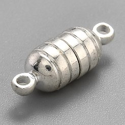 Brass Magnetic Clasps with Loops&nbsp;KK-O134-13S