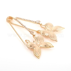 Rack Plating Iron Safety Brooch&nbsp;JEWB-G007-11LG