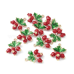 Brass Enamel Pendants&nbsp;X-KK-G462-22LG
