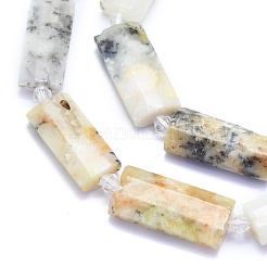 Natural White African Opal Beads Strands&nbsp;G-E530-16F