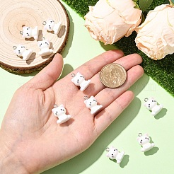 10Pcs Opaque Resin Pendants&nbsp;RESI-YW0004-51