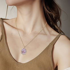 8Pcs 8 Styles Brass Glass Clear Cubic Zirconia Pendants&nbsp;KK-BBC0021-24