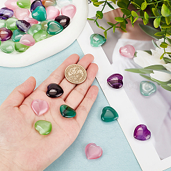 20pcs 4 style Natural Gemstone & Cat Eye Home Display Decorations&nbsp;DJEW-OC0001-36
